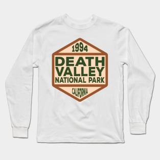 Death Valley National Park California badge Long Sleeve T-Shirt